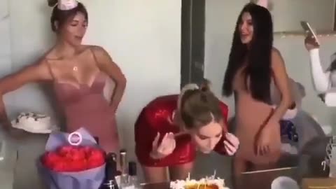 Hot girl's birthday party