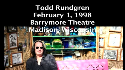 February 1, 1998 - 'With a Twist' / Todd Rundgren in Madison, Wisconsin