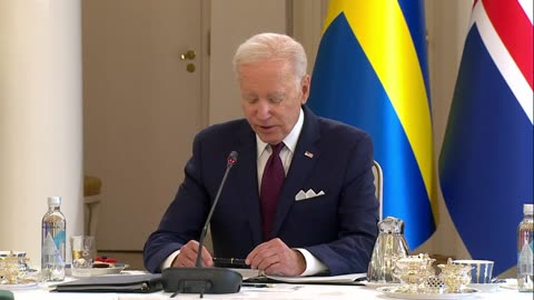 President Biden participates in summit with Nordic leaders