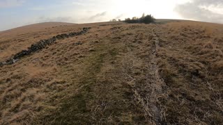 Hiking in Dartmoor. Speedlapse. GoPro.