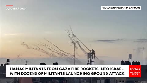 Forbes Breaking News - Footage Emerges Of Hamas's Surprise Attack On Israel From Gaza