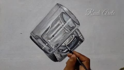 Extraordinary! drawing 3d glass