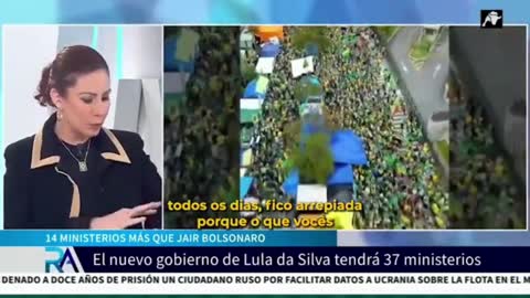 BRAZIL WAS STOLEN 🩸🇧🇷 | DEPUTY CARLA ZAMBELLI GIVES AN INTERVIEW TO THE SPANISH JOURNAL AND SHOWS THE WORLD THE CURRENT SITUATION IN BRAZIL: “I RUN THE RISK OF BEING FINED JUST FOR SPEAKING! PEOPLE WENT OUT TO THE STREETS AND THEY ARE THERE EVE