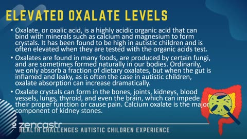 45 of 63 - Elevated Oxalate Levels - Health Challenges Autistic Children Experience