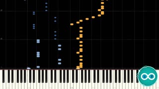 Waterflame – The Race Around The World Piano Midi Synthesia