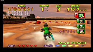 Wave Race 64 - All Difficulties & Dolphin unlock - N64 1996