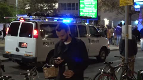 Tel Aviv / Israel - Anti-government protesters rally - 07.01.2023