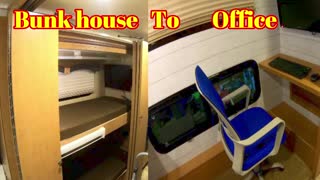 RV Bunkhouse to Office Conversion