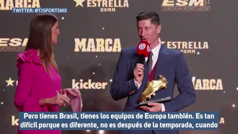 Robert Lewandowski CREE que Argentina y Polonia VENCERÁN a la Selección Mexicana en Qatar 2022