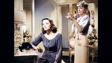 Gene Tierney Laura 1944 scene 3 colorized remastered 4k