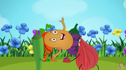 Aloo kachaloo baita kids animated song