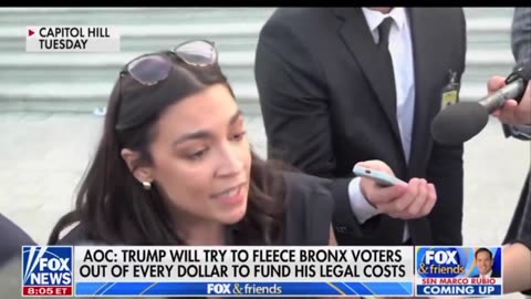 AOC says the Quite part out loud Trump court cases are to stop him rallying