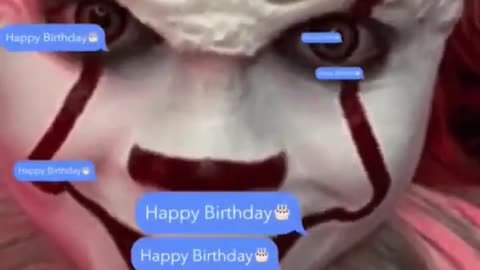 Happy Birthday video message.