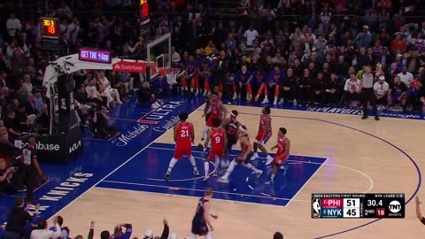 NBA Josh Hart DRILLS the pull up 3... his 4th of the 1H 🔥