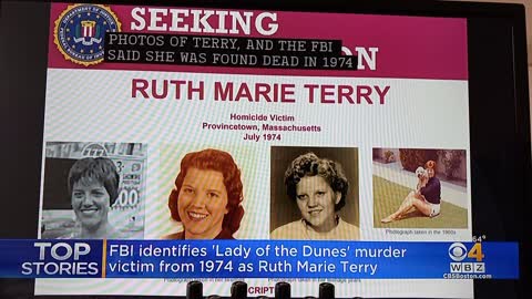 FBI identifies 'Lady of the Dunes' murder victim from 1974 as Ruth Marie Terry