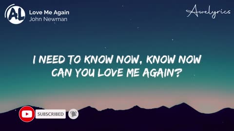 Love me again song lyrics