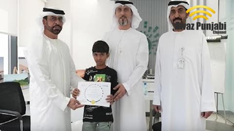 Indian boy honoured by Dubai police