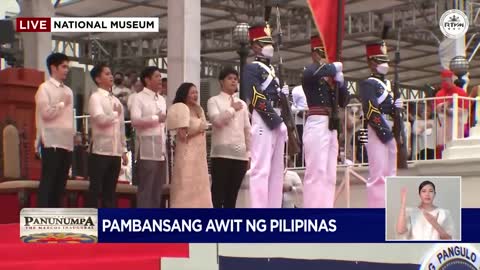 Toni Gonzaga sings Lupang Hinirang at Marcos inaugural