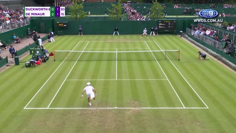 Alex De Minaur v James Duckworth/HIGHLIGHTS/ WIMBLEDON 2024