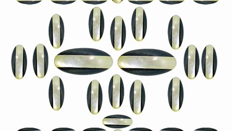 Gem Mosaic Gem Stone Gemstone size 10*21mm 20240402-07-08