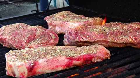 American Food - PRIME RIB, FILET MIGNON, AND BONE IN RIBEYE STEAKS The Log Cabin Steakhouse Illinois
