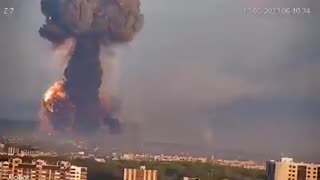 Massive Explosion at Khmelnytsky Ammunition Depot in Ukraine — Corporate Media Silent