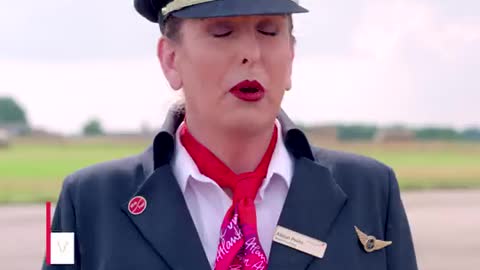 Virgin Atlantic's new commerical promoting itself as the most homosexual/transgender airlines