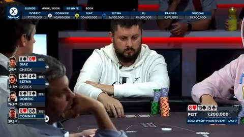 World of Poker Player Admits To Chest Pain From The Jab!