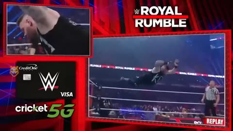 Roman_reigns_versus_Kevin_Owens_royal_rumble_2023_the_bloodline_😮😲