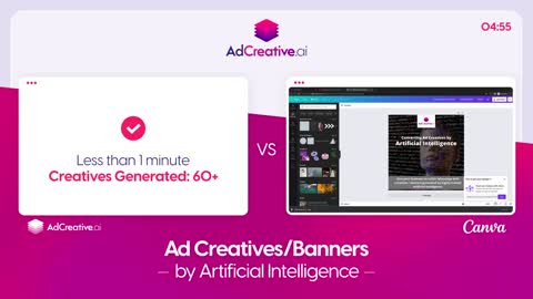 AdCreative AI vs Canva | Ad Banners