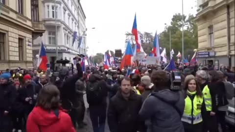 MASS PROTESTS IN PRAGUE...