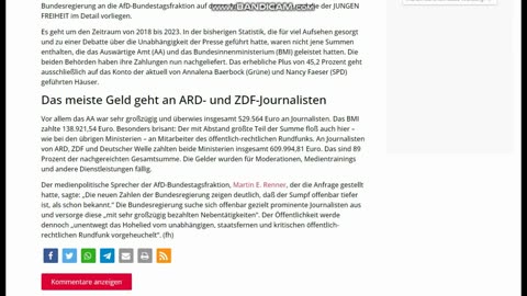 Der Hirschhausen-Sumpf- GRÜNE Bundesregierung KAUFT Journalisten