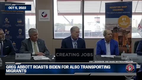 Greg Abbott Roasts Biden For Also Transporting Migrants