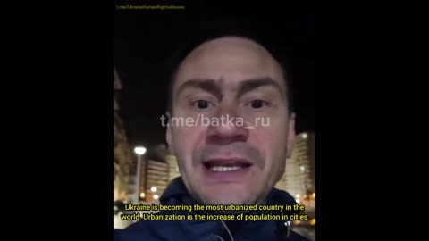 Another Ukrainian found the bravery to speak out loud about the situation of the country: