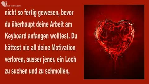 Rufe Mich an in der Stunde deiner Versuchung ❤️ Liebesbrief von Jesus 3. November 2017