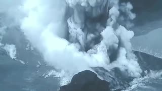 Indonesia's Anak Krakatau volcano and a volcano on Japan's Iwo Jima island erupt.