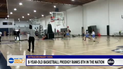 Extraordinary kids Basketball prodigy shoots for the stars