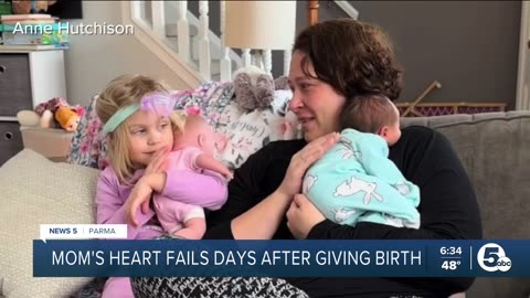 Mom of 2 survives PPCM heart failure after giving birth