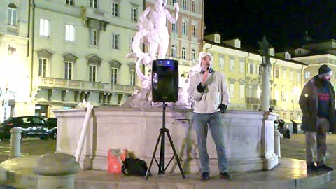545-REPORTAGE manifestazione Trieste NO alla partecipazione Italia guerra Russo Ukraina