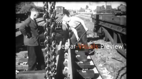 Relaying Of Mainline Track 1954