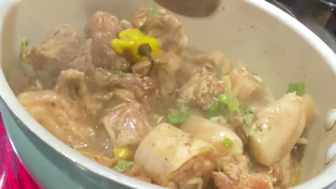 Jerked barbecue pig’s tail and coconut curry rice / cook with me-1