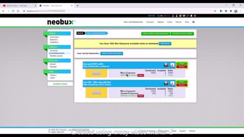 How to advertise on Neobux - the best PTC site