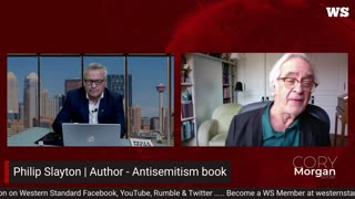 Author Philip Slayton and his book, Antisemitism.