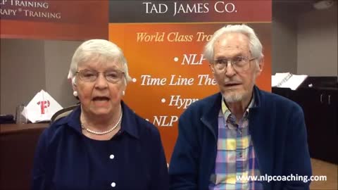 NLP Coaching | The Tad James Co. - Bobbi and Rex Shudde Testimonial