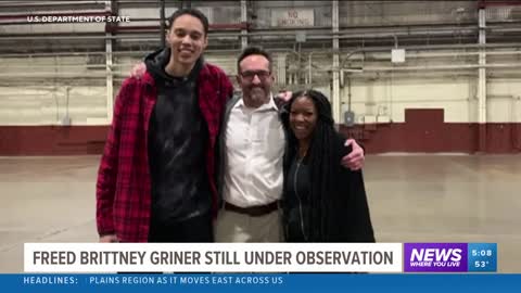 Brittney Griner still under observation at military hospital