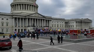 January 6th, 2021 Eastside of the Capitol Barricade Removed by Capitol Police