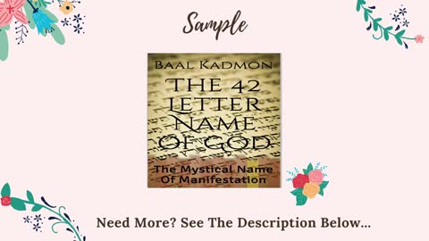 The 42 Letter Name of God: The Mystical Name of Manifestation