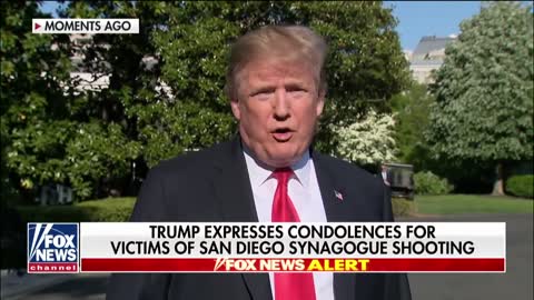 President Trump expresses condolences for victims of Synagogue shooting