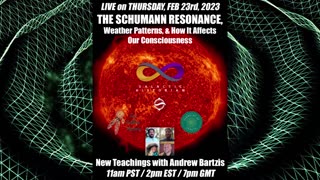 PROMO/THURS 2/23/23 - the Schumann Resonance, Weather Patterns, & How It Affects Our Consciousness