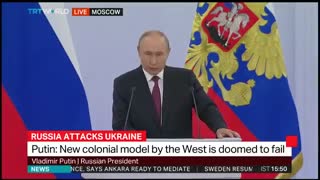 🚨Putin speaks to the Satanism policies of the Global Elite👌